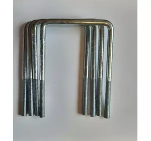 Болт-скоба П-образная d8 мм для квадратной трубы 80х80 Болт-скоба П-образная d8 мм для квадратной трубы 80х80