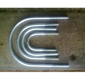 U-болт (хомут-скоба) м14х219 h=283 резьба=50 мм. для крепления труб или арматуры U-болт (хомут-скоба) м14х219 h=283 резьба=50 мм. для крепления труб или арматуры