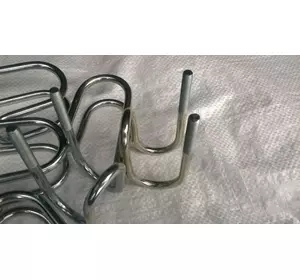 U-болт двойного гиба d10 мм, D1 42 мм, D2 102 мм U-болт двойного гиба d10 мм, D1 42 мм, D2 102 мм