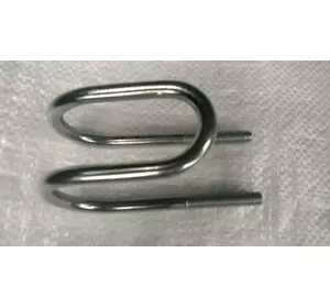 Хомут U-образный двойного гиба d8 мм, D1 76 мм, D2 48 мм Хомут U-образный двойного гиба d8 мм, D1 76 мм, D2 48 мм