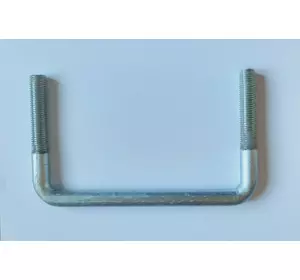 Хомут П-образный d12 мм для квадратной трубы 100х100 Хомут П-образный d12 мм для квадратной трубы 100х100