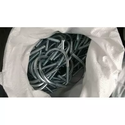 U-Болт (хомут-скоба) м10х34 h=74 різьба=30мм. для кріплення труб або арматури