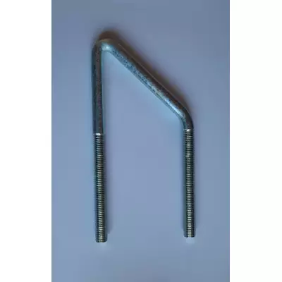 Хомут Л-болт оцинкованный А 100, Н 143, В 141, L 50, d 8