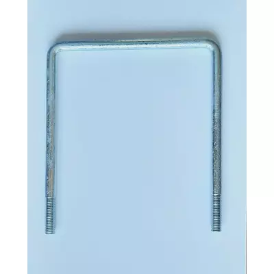 Хомут П-образный d12 мм для квадратной трубы 70х70