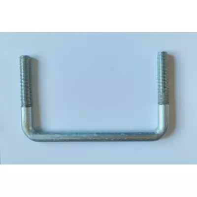 Хомут П-образный d10 мм для квадратной трубы 90х90