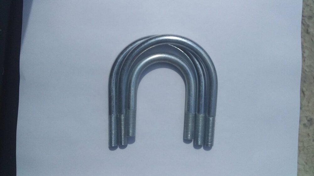 Купить U-болт (хомут-скоба) м8х34 h=72 резьба=30мм. для крепления труб ...